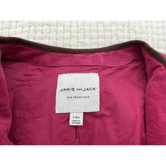 Janie And Jack Fuchsia Pink Quilted Jacket - Picture 9 of 9